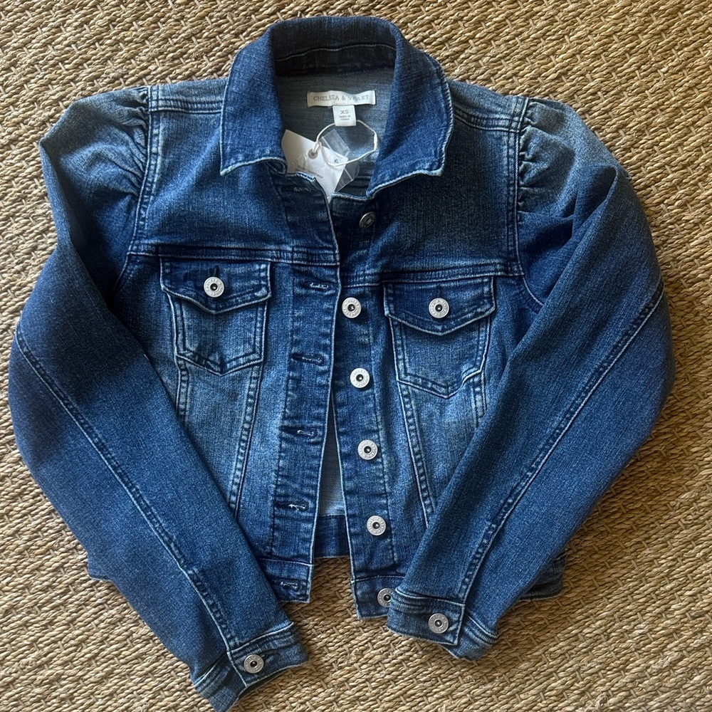 NWT - Chelsea & Violet Dark Denim Jacket - size XS